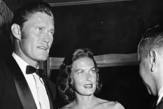 Faith Quabius with Chuck Connors