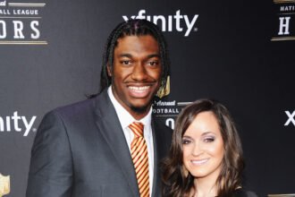 Rebecca Liddicoat with Robert Griffin III