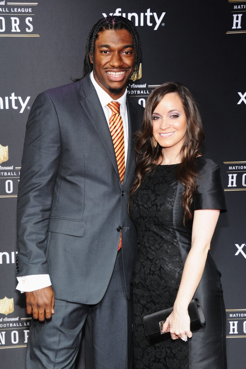 Rebecca Liddicoat with Robert Griffin III